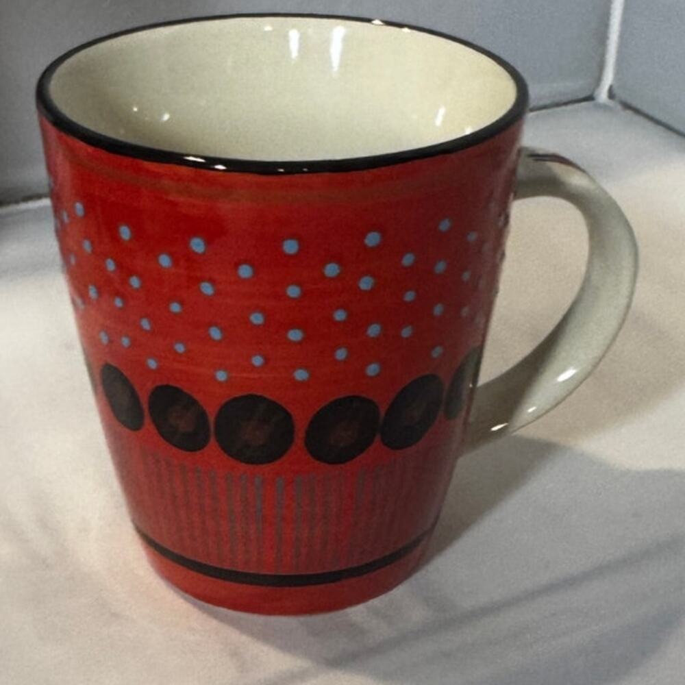 West Elm Potter's Workshop Red mug